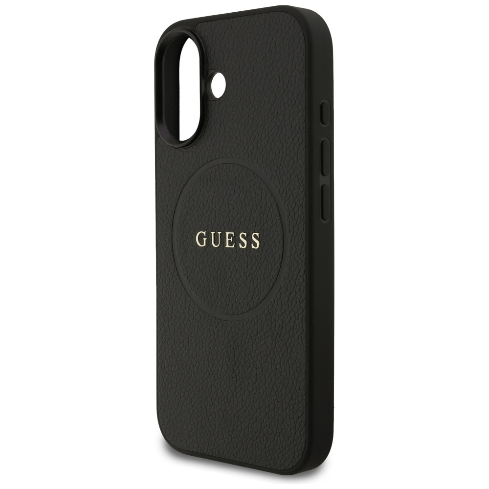 Guess Grained Ring MagSafe case for iPhone 17 - blackeng