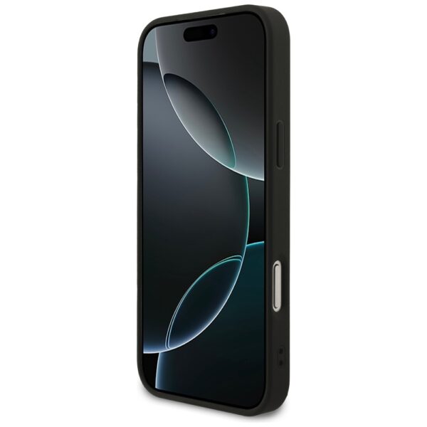 Guess Grained Ring MagSafe case for iPhone 17 Pro Max - blackeng