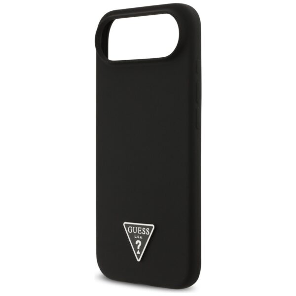 Guess Silicone Triangle Logo MagSafe Case for iPhone 17 Air - Blackeng