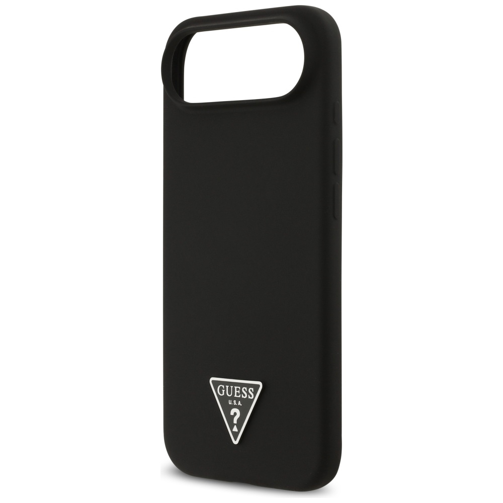 Guess Silicone Triangle Logo MagSafe Case for iPhone 17 Air - Blackeng