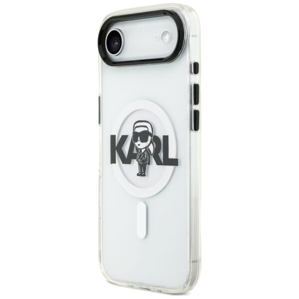 Karl Lagerfeld IML Karl Sketch Logo MagSafe Case for iPhone 17 Air - Transparenteng