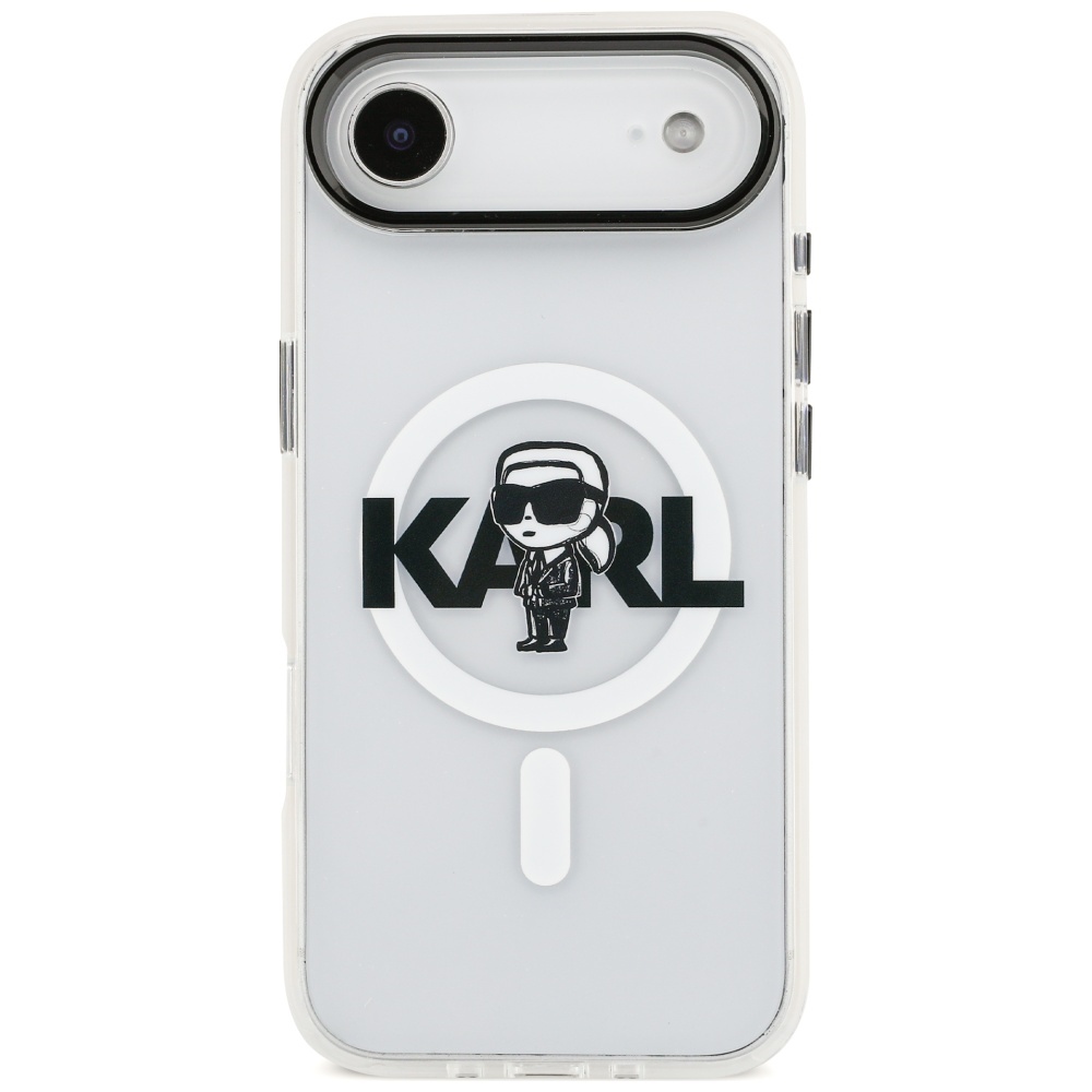 Karl Lagerfeld IML Karl Sketch Logo MagSafe Case for iPhone 17 Air - Transparenteng