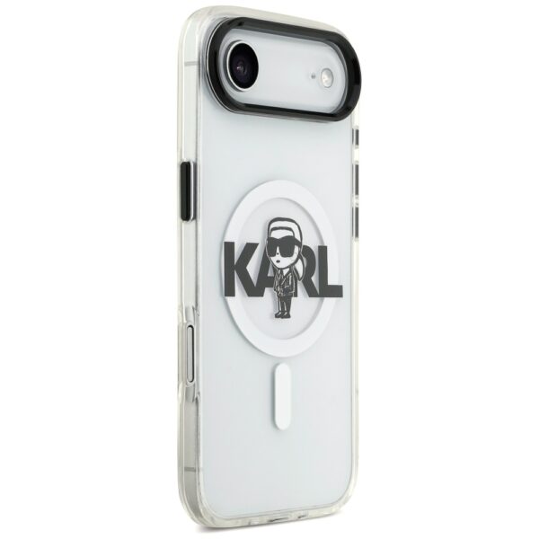 Karl Lagerfeld IML Karl Sketch Logo MagSafe Case for iPhone 17 Air - Transparenteng