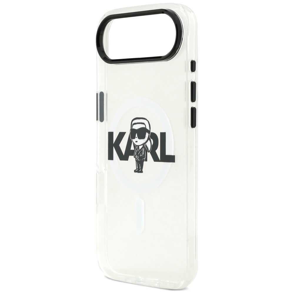 Karl Lagerfeld IML Karl Sketch Logo MagSafe Case for iPhone 17 Air - Transparenteng