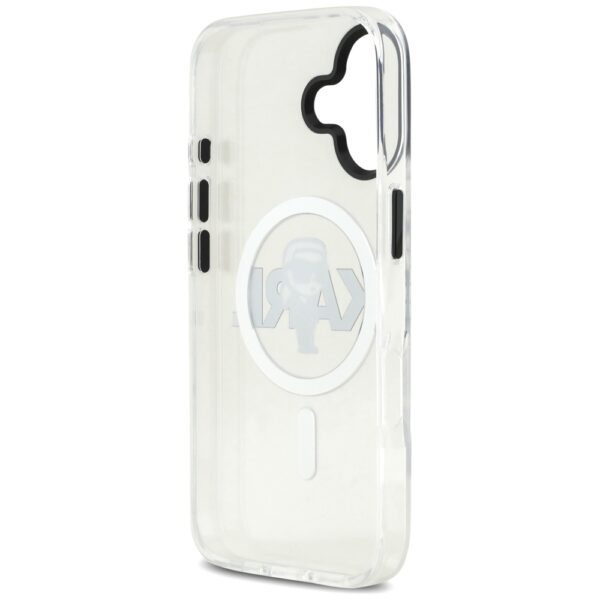 Karl Lagerfeld IML Karl Sketch Logo MagSafe Case for iPhone 17 - Transparenteng
