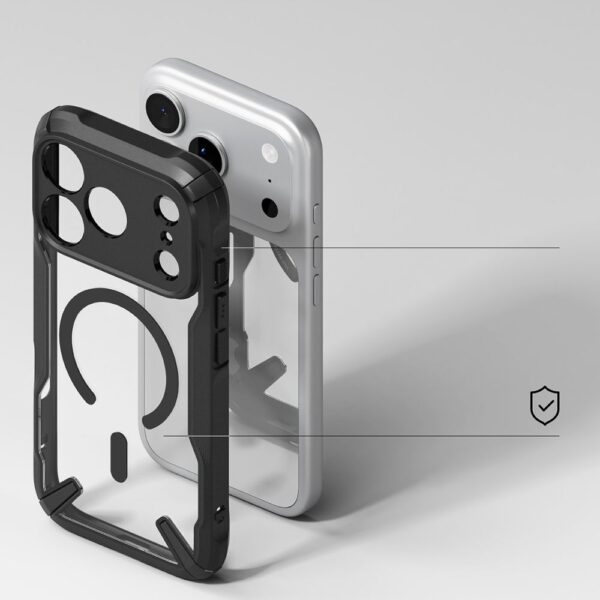 Ringke Fusion X Magnetic MagSafe Case for iPhone 17 Pro Max - Blackeng