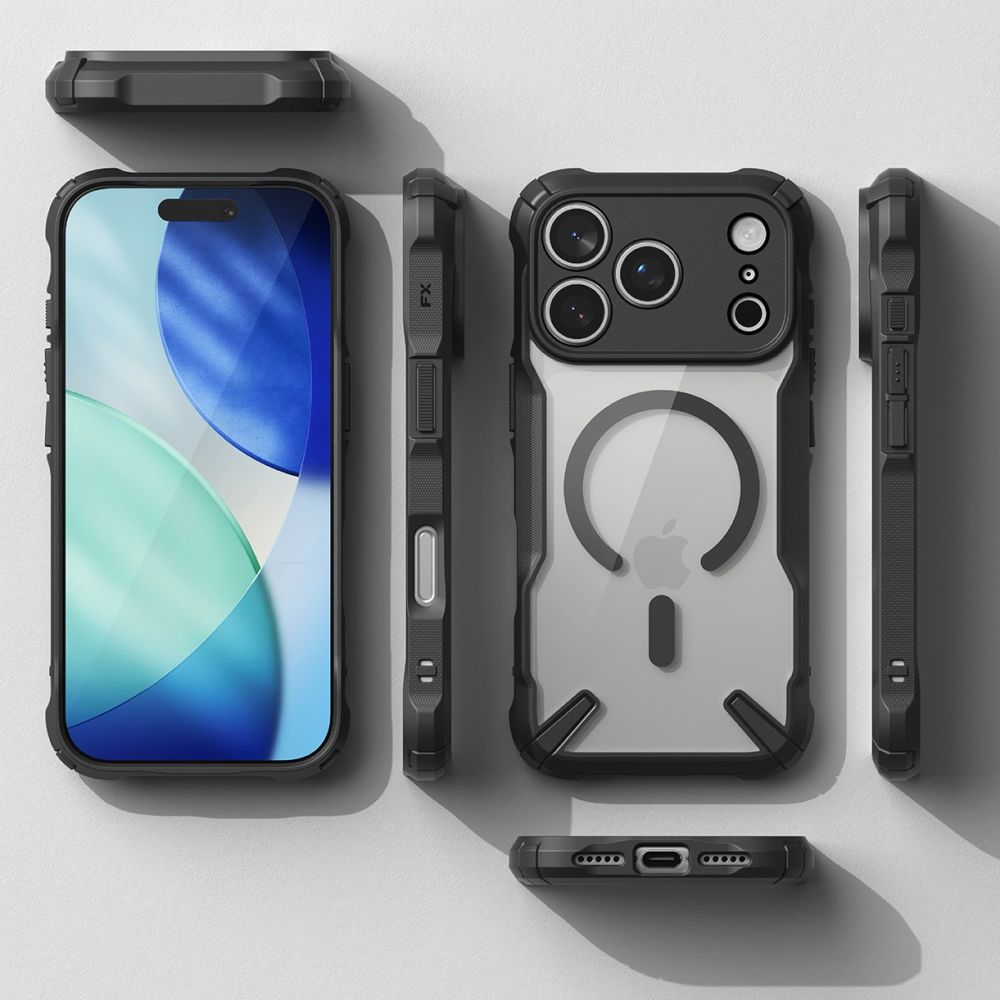 Ringke Fusion X Magnetic MagSafe Case for iPhone 17 Pro Max - Blackeng