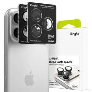 Ringke Camera Frame Protector 2-pack for iPhone 17 Pro / 17 Pro Max - Blackeng