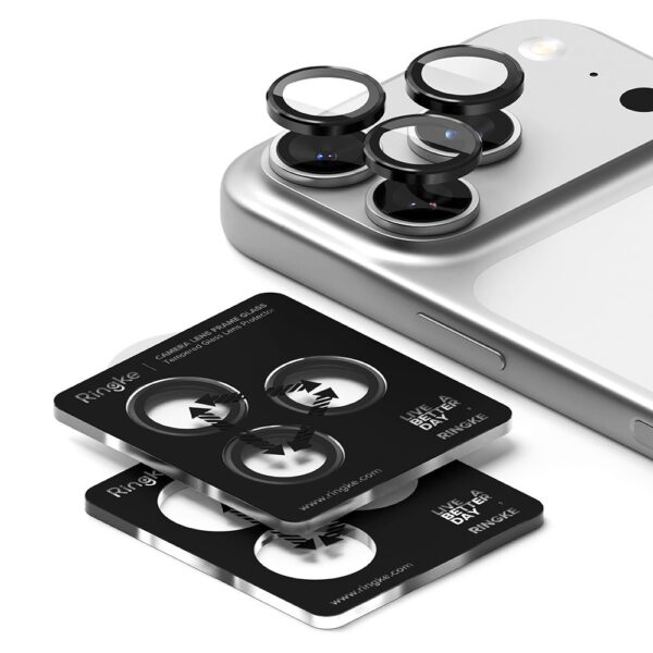 Ringke Camera Frame Protector 2-pack for iPhone 17 Pro / 17 Pro Max - Blackeng
