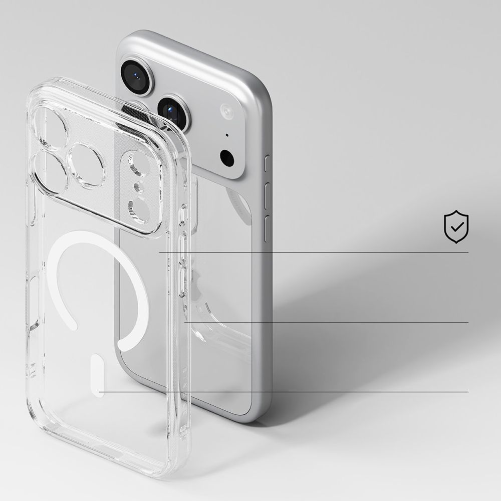 Ringke Fusion Magnetic MagSafe Case for iPhone 17 Pro - Cleareng