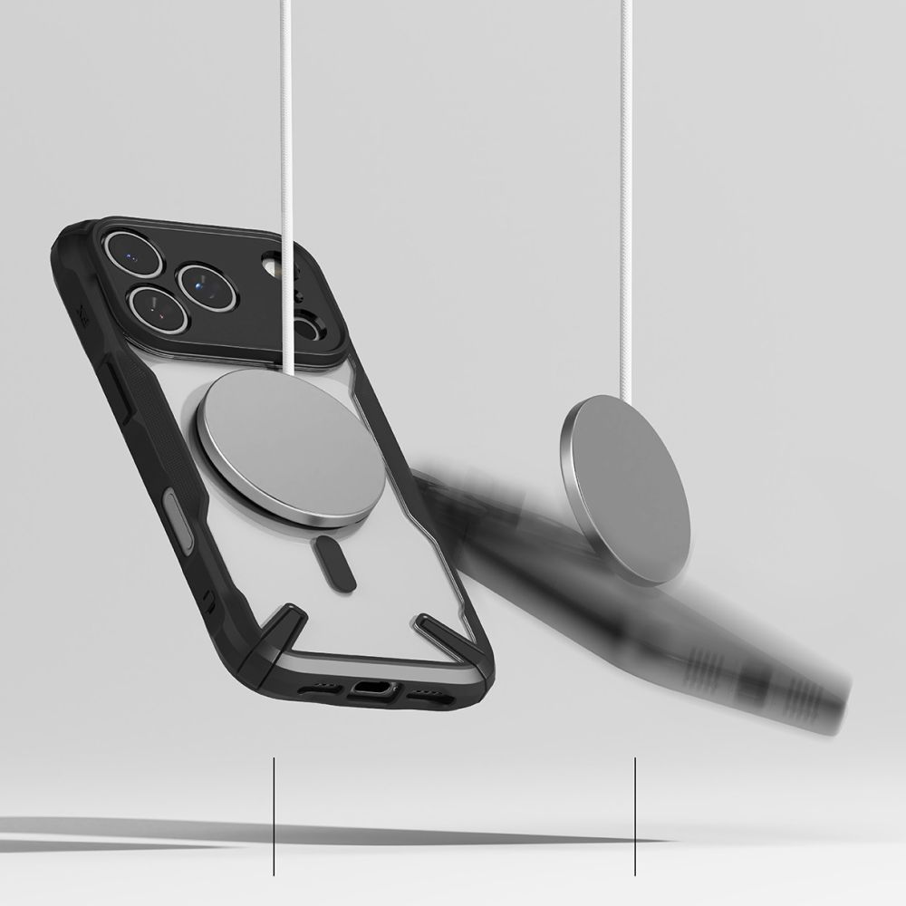 Ringke Fusion X Magnetic MagSafe Case for iPhone 17 Pro - Blackeng