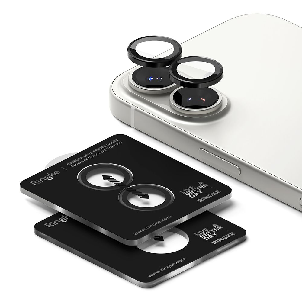 Ringke Camera Frame Protector 2-pack for iPhone 17 - Blackeng