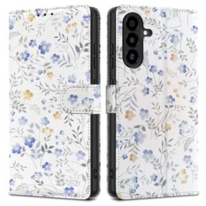 Tech-Protect Wallet Case for Samsung Galaxy A26 5G / A17 4G / 5G - Daisies with Leaveseng