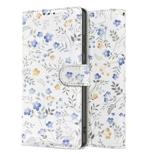 Tech-Protect Wallet Case for Samsung Galaxy A26 5G / A17 4G / 5G - Daisies with Leaveseng