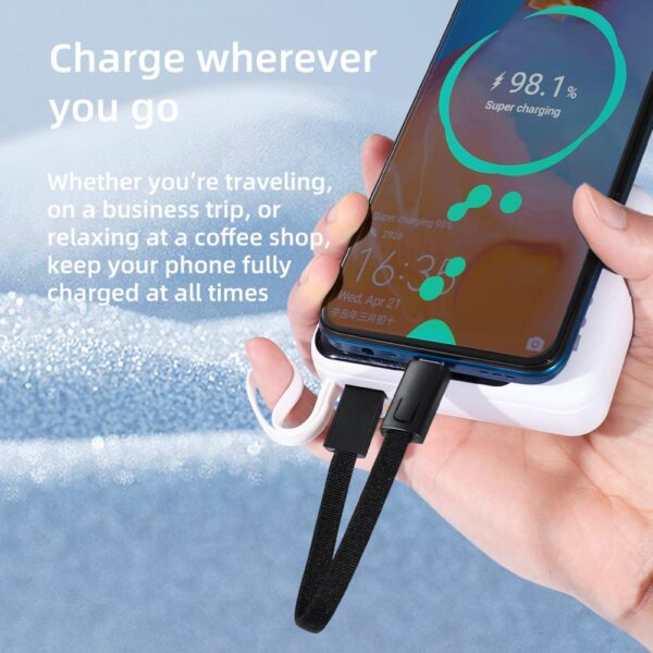 Tech-Protect Ultraboost DNA Cable with Keychain USB-C PD 60W / 3A - Grayeng