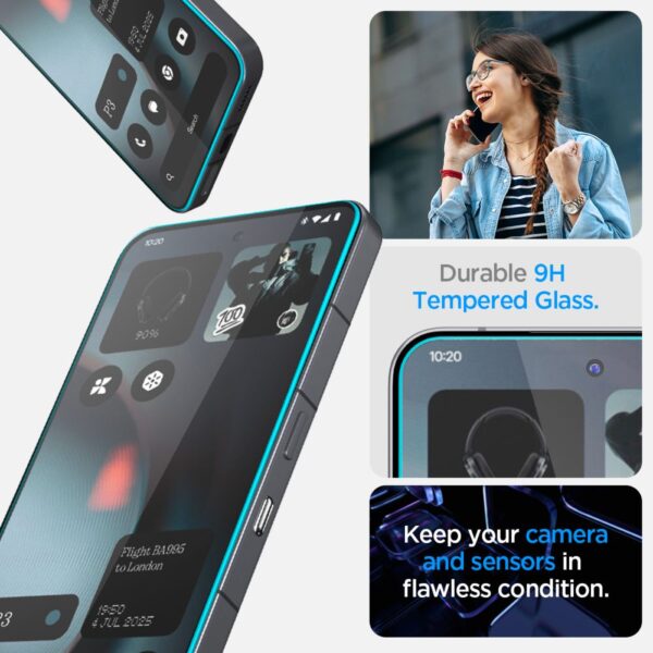 Spigen Glas.TR EZ Fit Tempered Glass 2-pack for Nothing Phone 3 - Transparenteng