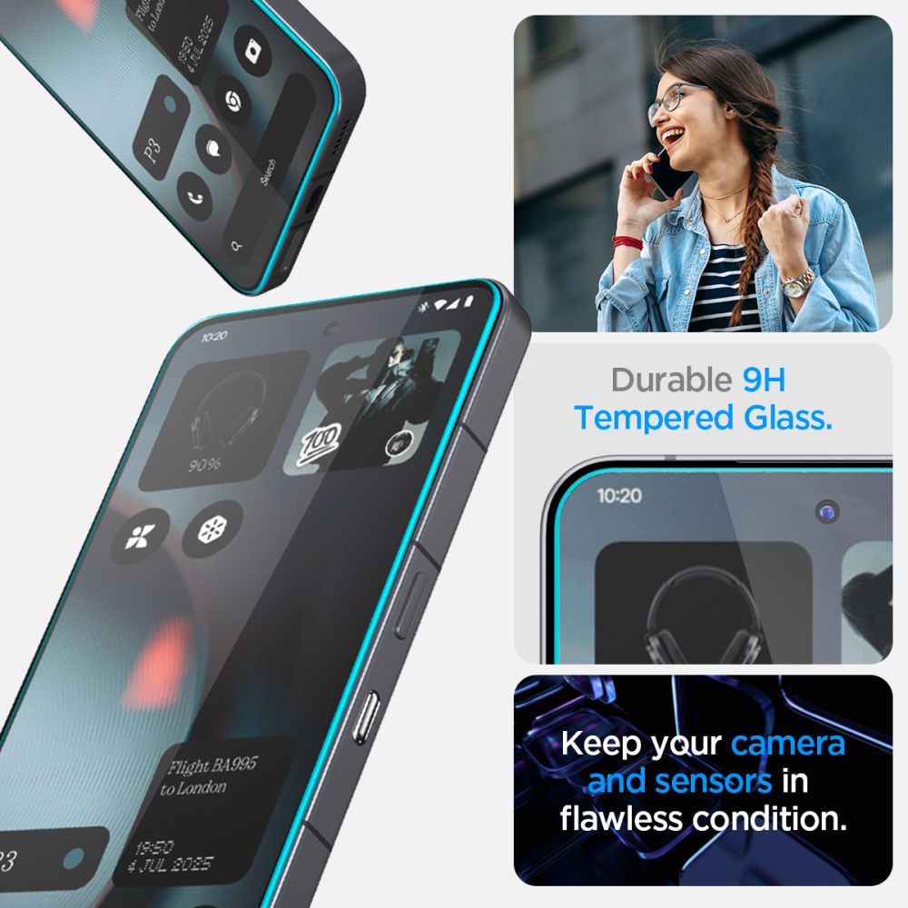 Spigen Glas.TR EZ Fit Tempered Glass 2-pack for Nothing Phone 3 - Transparenteng