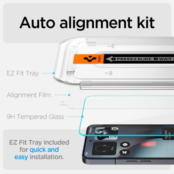 Spigen Glas.TR EZ Fit Tempered Glass 2-pack for Nothing Phone 3 - Transparenteng