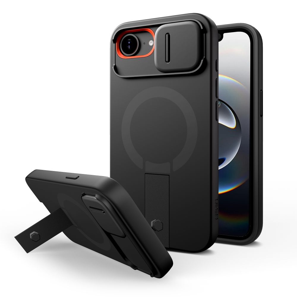 Tech-Protect Kevlar Aura MagSafe Case for iPhone 16e - Blackeng