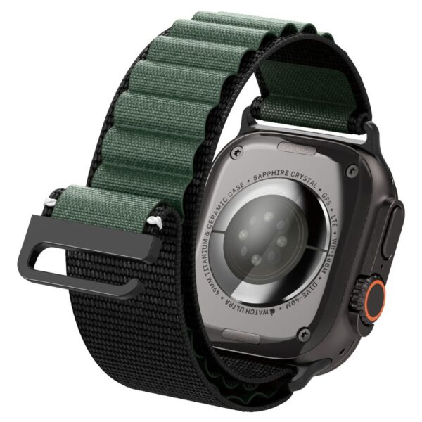 Strap Spigen WBF1 Strap for Apple Watch 44 / 45 / 46 / 49 mm - Black and Greeneng