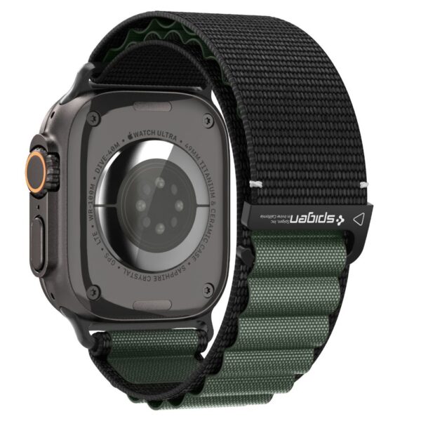 Strap Spigen WBF1 Strap for Apple Watch 44 / 45 / 46 / 49 mm - Black and Greeneng
