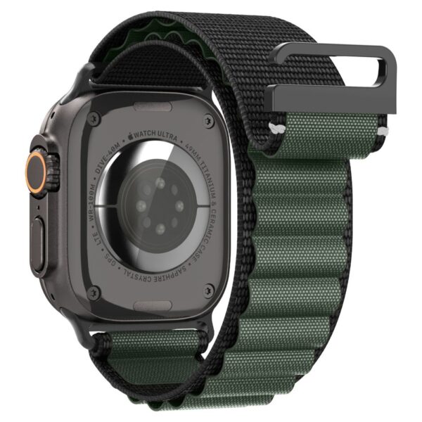Strap Spigen WBF1 Strap for Apple Watch 44 / 45 / 46 / 49 mm - Black and Greeneng