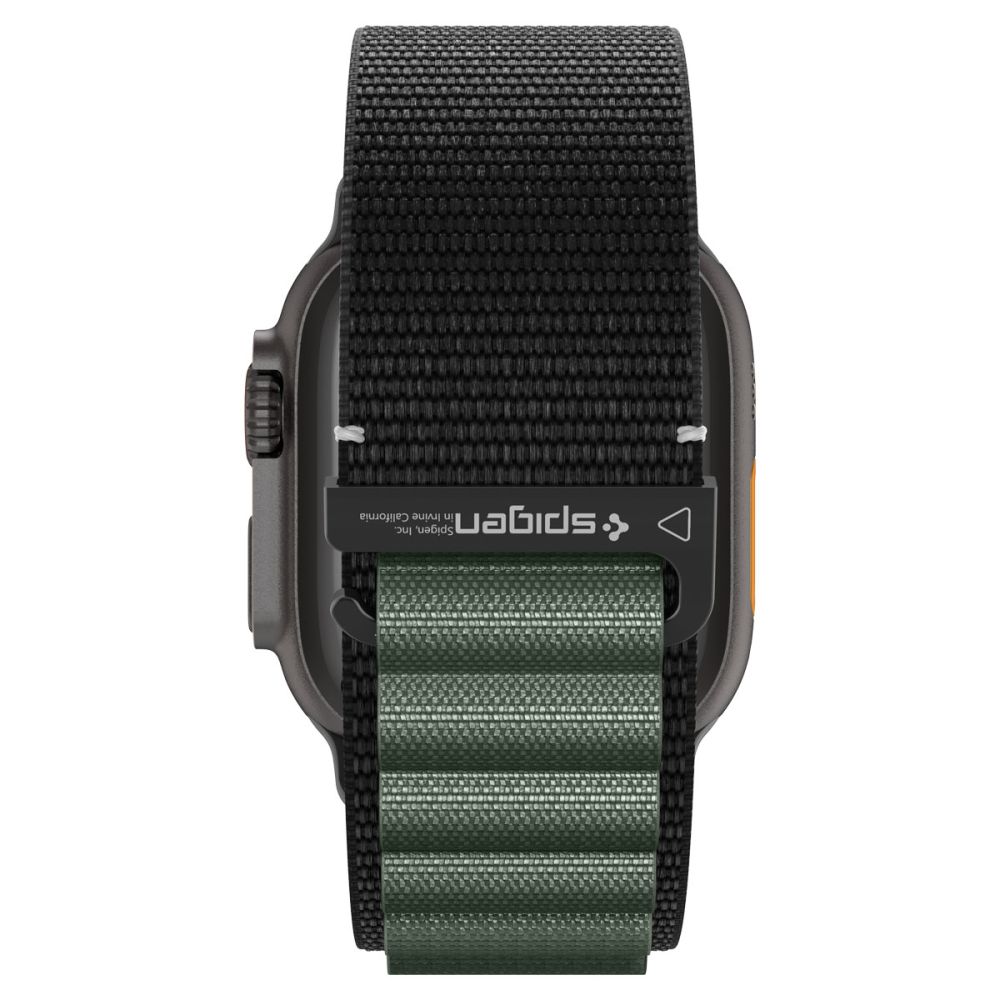 Strap Spigen WBF1 Strap for Apple Watch 44 / 45 / 46 / 49 mm - Black and Greeneng