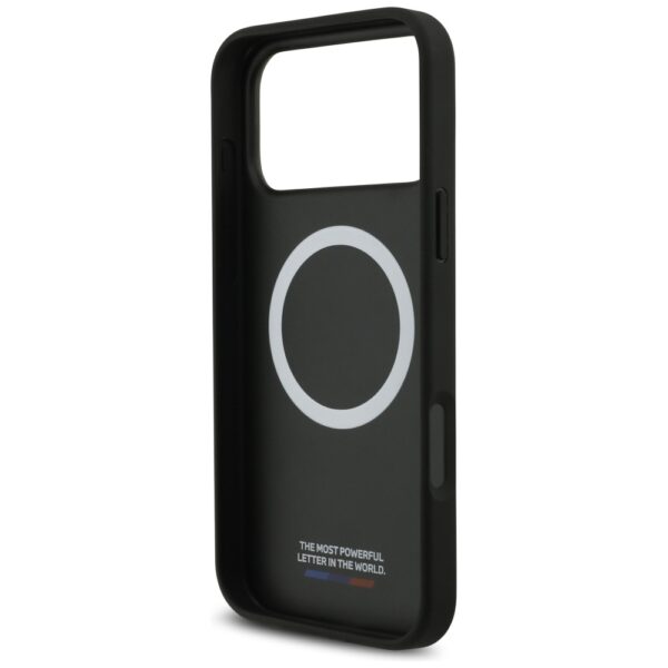 BMW M Carbon Tricolor Line MagSafe Case for iPhone 17 Pro Max - Blackeng