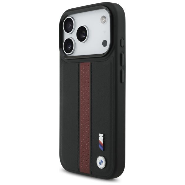 199865_2 BMW M Perforated Stripe Logo MagSafe Case for iPhone 17 Pro - Redeng