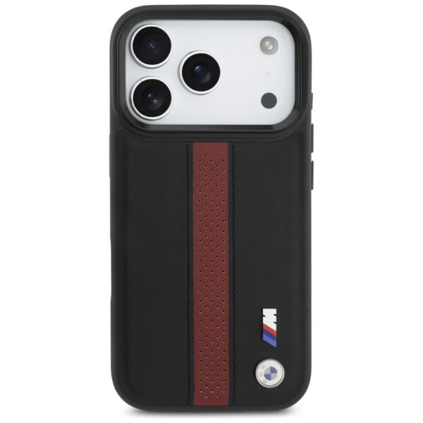 199865_3 BMW M Perforated Stripe Logo MagSafe Case for iPhone 17 Pro - Redeng