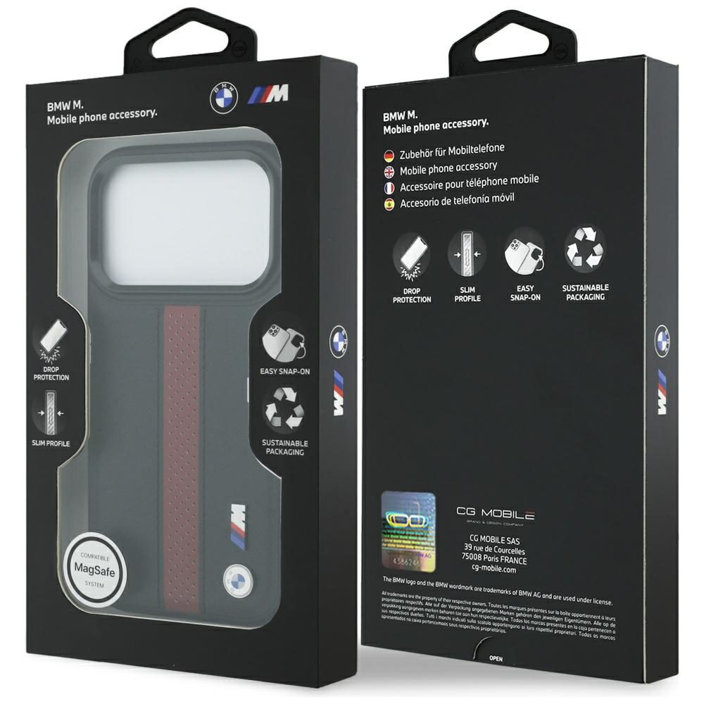 199865_8 BMW M Perforated Stripe Logo MagSafe Case for iPhone 17 Pro - Redeng