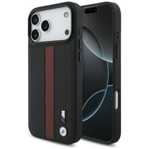BMW M Perforated Stripe Logo MagSafe Case for iPhone 17 Pro Max - Redeng