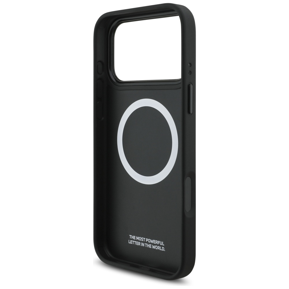 BMW M Perforated Stripe Logo MagSafe Case for iPhone 17 Pro Max - Blueeng