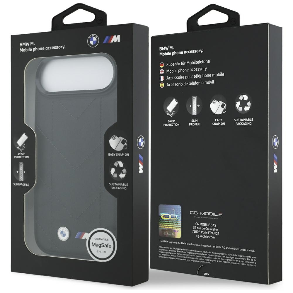 BMW M Quilted Logo MagSafe Case for iPhone 17 Air - Blackeng