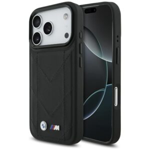 BMW M Quilted Logo MagSafe Case for iPhone 17 Pro - Blackeng