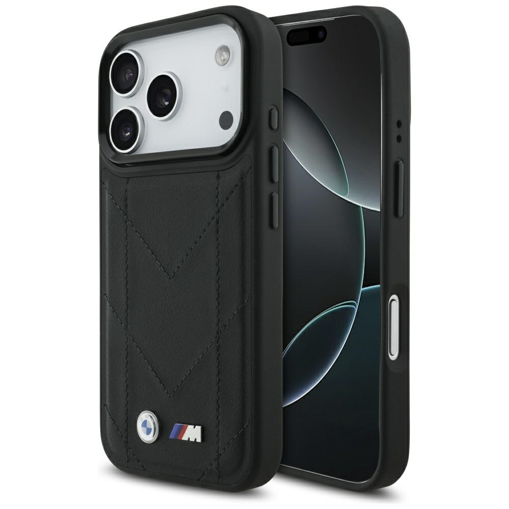 BMW M Quilted Logo MagSafe Case for iPhone 17 Pro - Blackeng