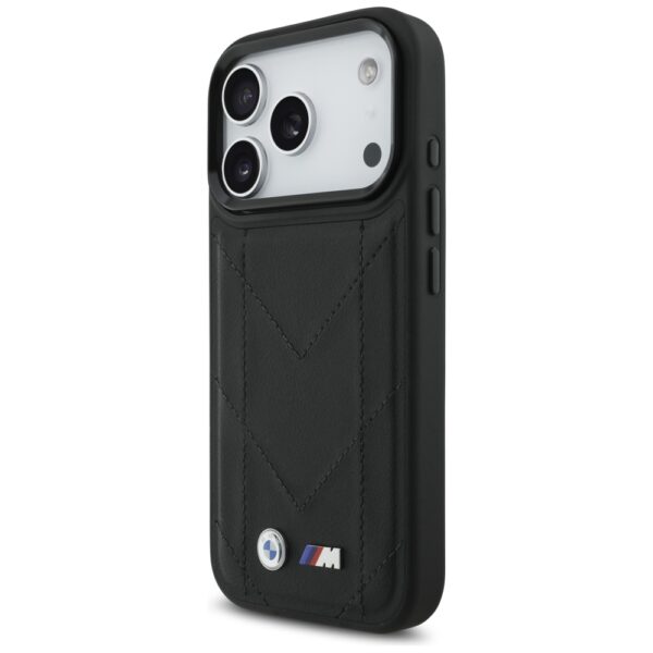 BMW M Quilted Logo MagSafe Case for iPhone 17 Pro - Blackeng