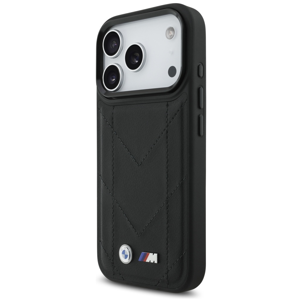 BMW M Quilted Logo MagSafe Case for iPhone 17 Pro - Blackeng