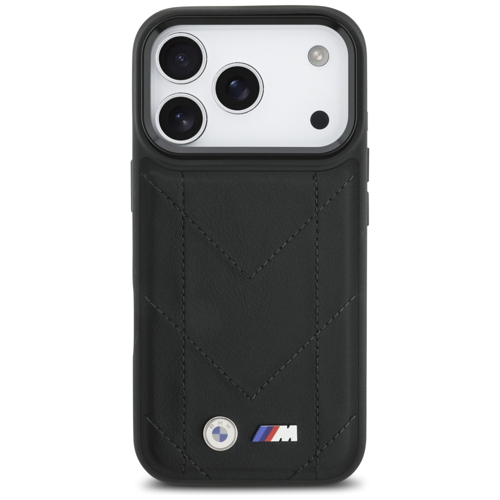 BMW M Quilted Logo MagSafe Case for iPhone 17 Pro - Blackeng