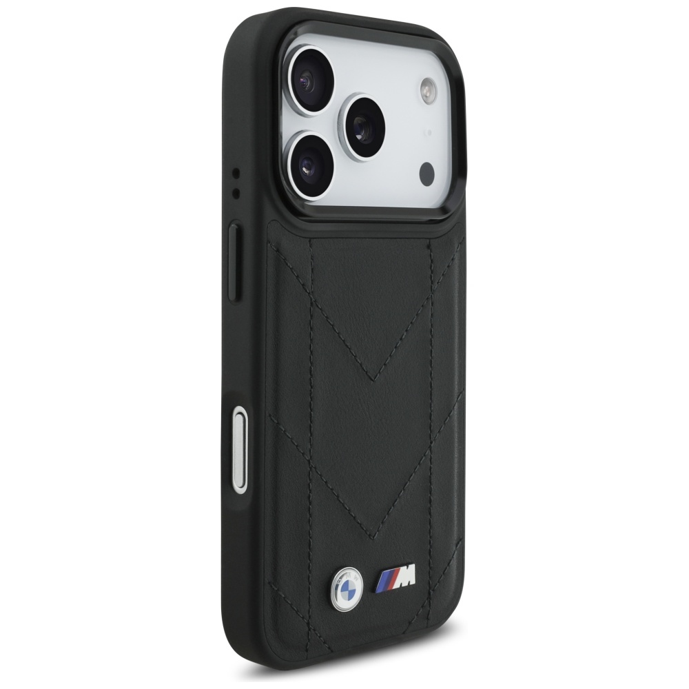 BMW M Quilted Logo MagSafe Case for iPhone 17 Pro - Blackeng