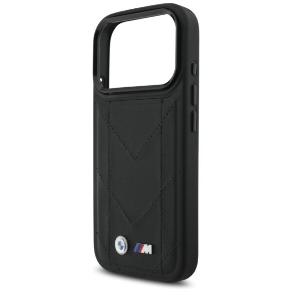 BMW M Quilted Logo MagSafe Case for iPhone 17 Pro - Blackeng
