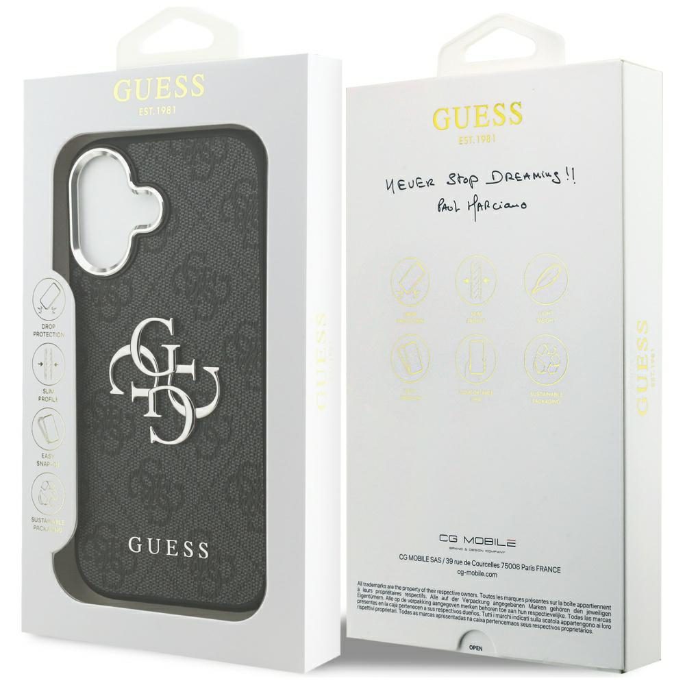199883_8 Etui Guess 4G Big 4G Classic Logo na iPhone 17 - czarnepol