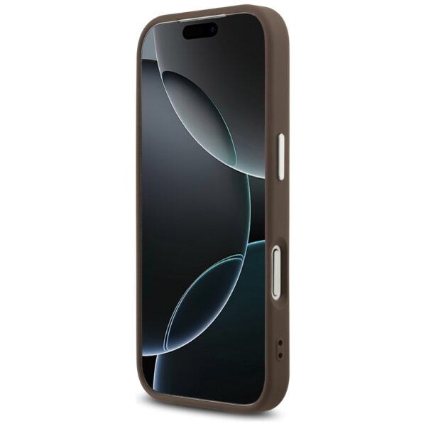 Guess 4G Big 4G Classic Logo case for iPhone 17 Pro brown - silvereng