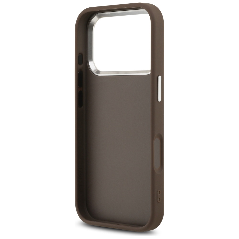 Guess 4G Big 4G Classic Logo case for iPhone 17 Pro brown - silvereng