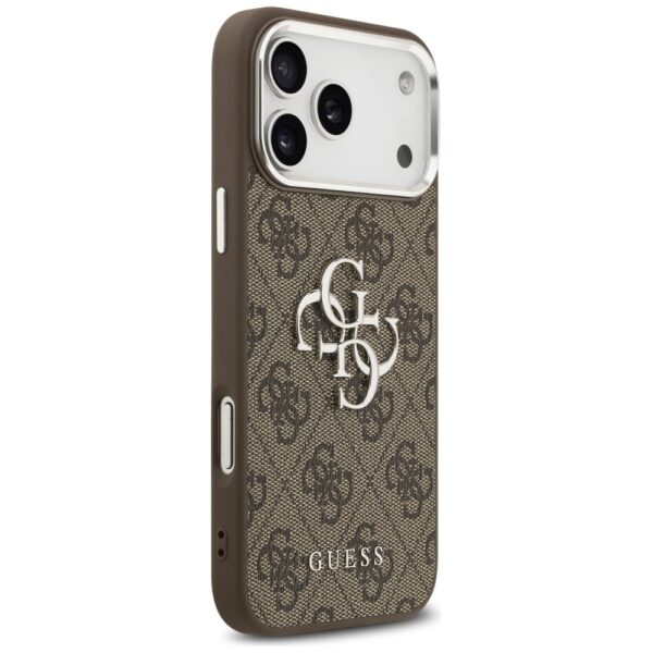 Guess 4G Big 4G Classic Logo Case for iPhone 17 Pro Max Brown - Silvereng