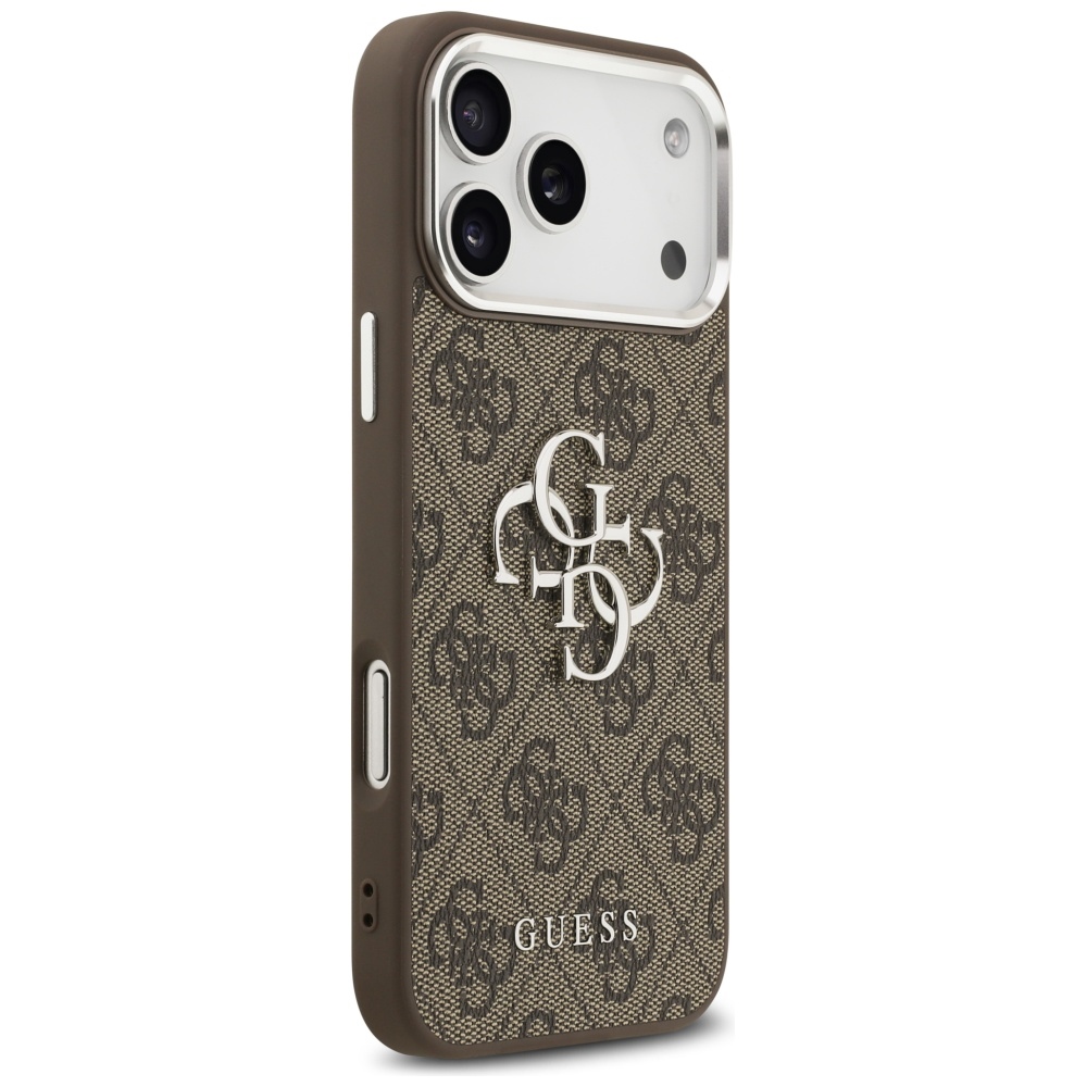 Guess 4G Big 4G Classic Logo Case for iPhone 17 Pro Max Brown - Silvereng