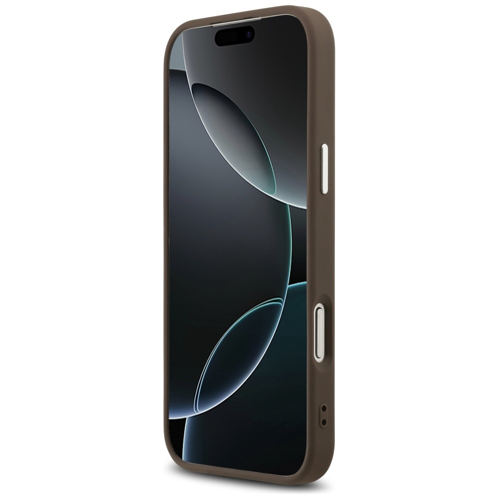 Guess 4G Big 4G Classic Logo Case for iPhone 17 Pro Max Brown - Silvereng