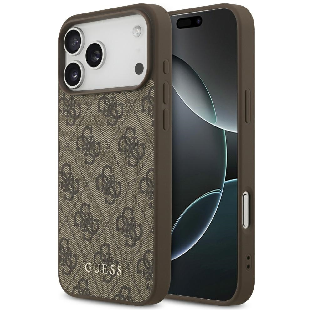 Guess 4G Classic Case for iPhone 17 Pro Max - Browneng