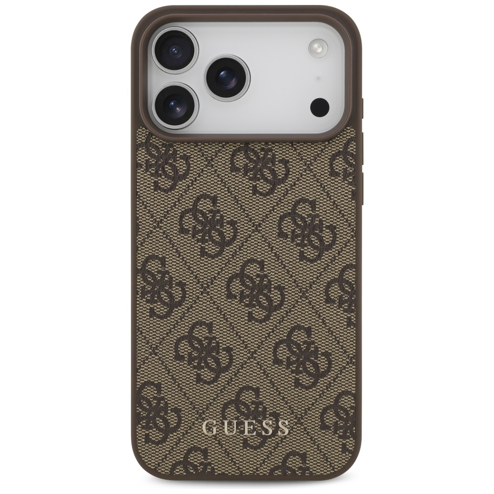 Guess 4G Classic Case for iPhone 17 Pro Max - Browneng