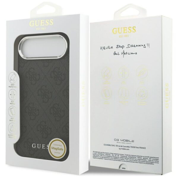 Etui Guess 4G Classic Logo MagSafe na iPhone 17 Air - czarnepol